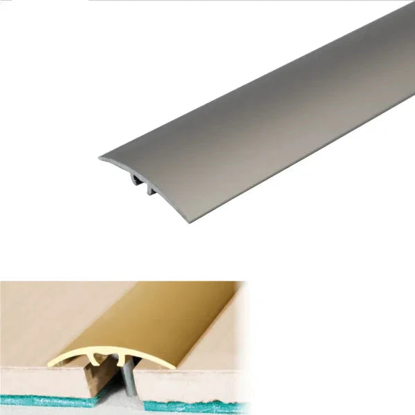 A66 32mm Anodised Aluminium Door Threshold Strip Inox
