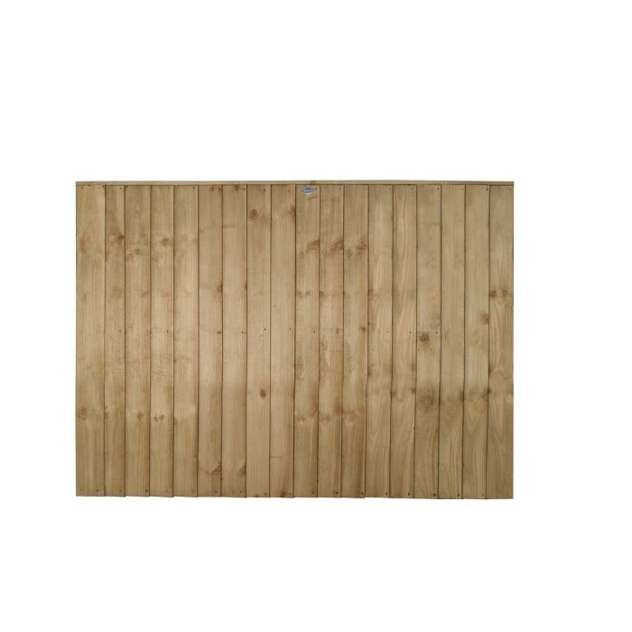 Forest Pressure Treated Closeboard Fence Panel 6ft x 4ft (1.83m x 1.22m) - Pack of 4