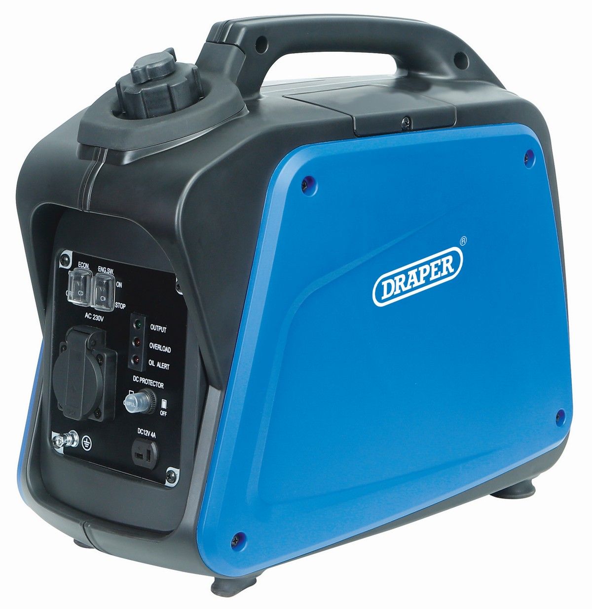 Draper Petrol Inverter Generator - 1000W (1100W Max)
