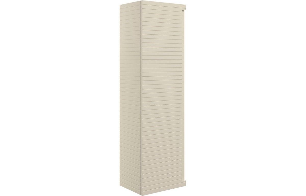 Holt Wall Hung 1 Door Tall Unit 350mm - Matt Cotton