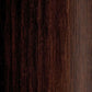 A36 25 x 20mm Aluminium Wood Effect Self Adhesive Stair Nosing Edge Trim African Ebony