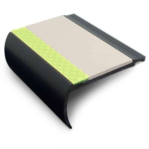 AHB 72x38mm Aluminator® Heavy Duty PVC Stair Nosing – Non-Slip Aluminium Edge Canvas