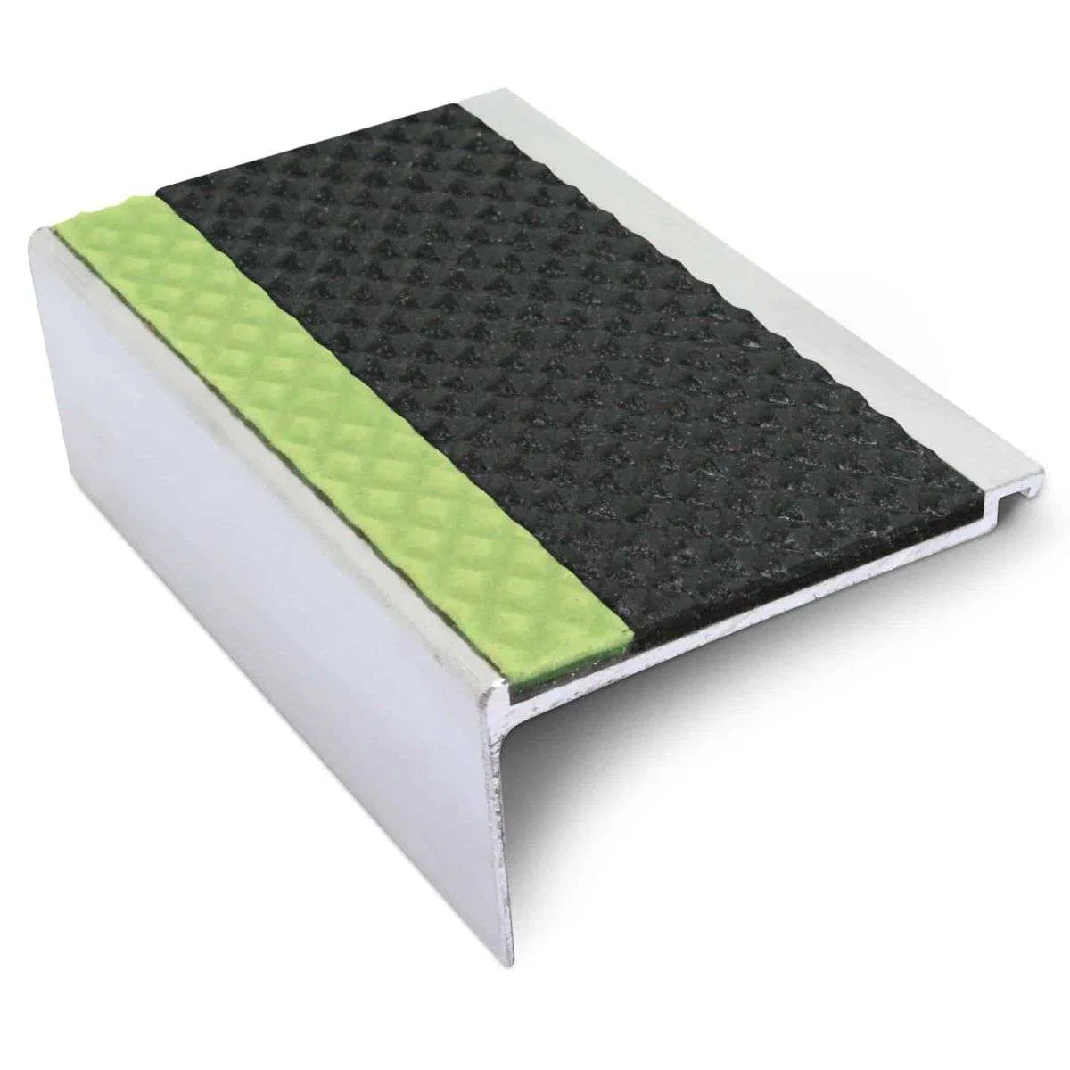 AHD05 60 x 32mm Aluminium Tredsafe Non Slip Stair Nosing Black Tredsafe