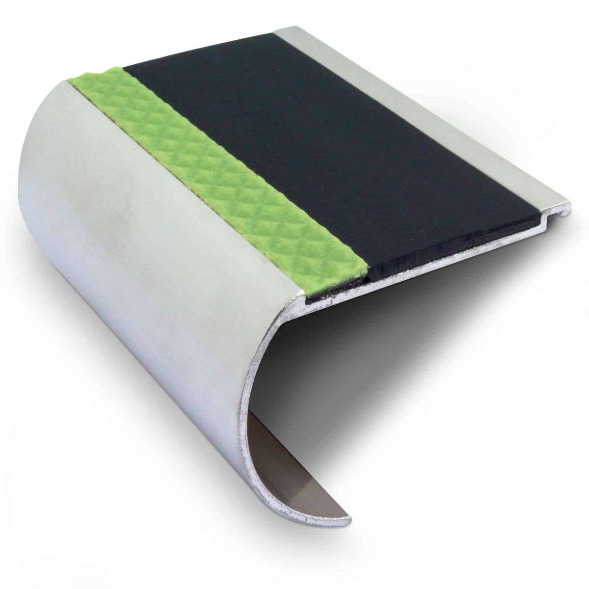 AHD07 70 x 40mm Non Slip Stair Nosing Black