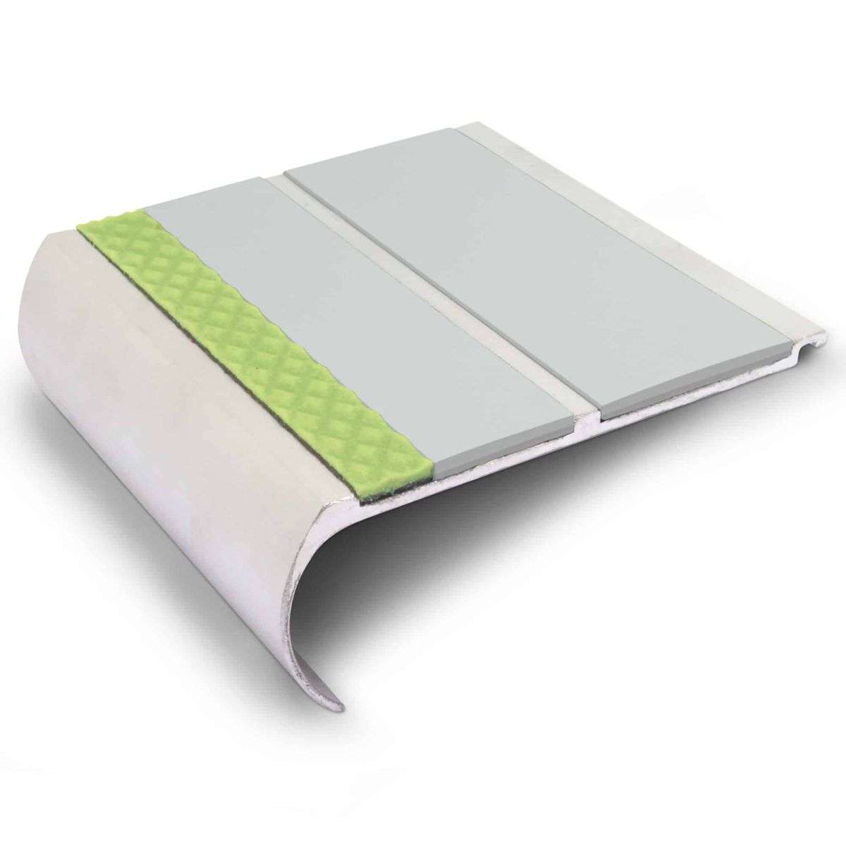 AHD13 91 x 35mm Non Slip Stair Nosing Ice Grey