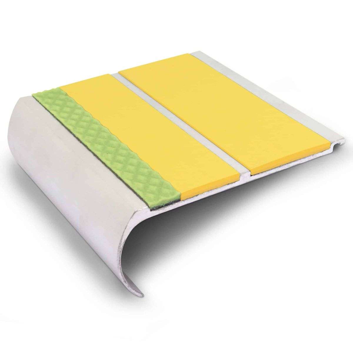 AHD13 91 x 35mm Non Slip Stair Nosing Yellow