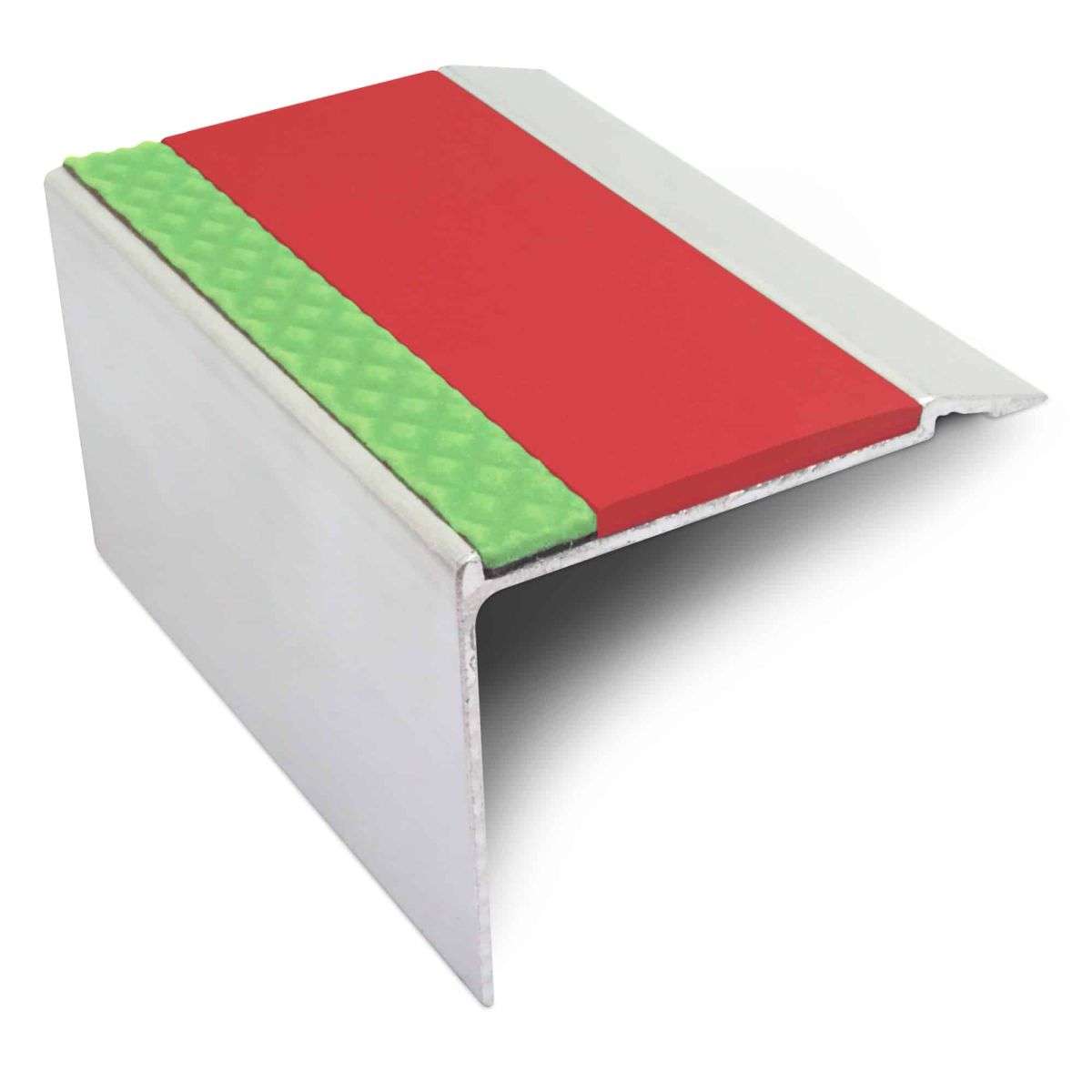 AHD17 60 x 55mm DDA Compliant Non Slip Stair Nosing Red