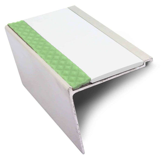 AHD24 60 x 55mm DDA Compliant Non Slip Stair Nosing White