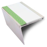 AHD24 60 x 55mm DDA Compliant Non Slip Stair Nosing White