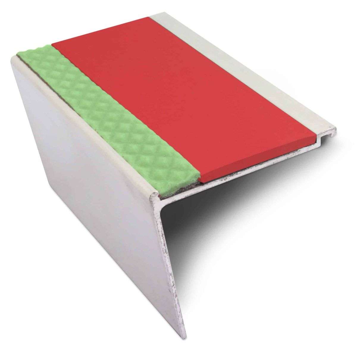 AHD24 60 x 55mm DDA Compliant Non Slip Stair Nosing Red