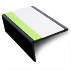 ASP 62.5x35mm Aluminator® Slimline PVC Stair Nosing – Non-Slip Aluminium Edge White Genesis