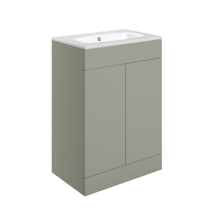 Fontmell Floor Standing 2 Door Basin Unit (Top Not Included) 590mm)