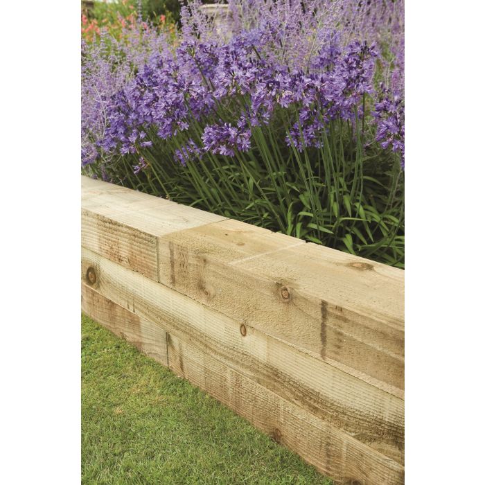 Forest Landscaping Sleeper 1.2m - Pack of 3