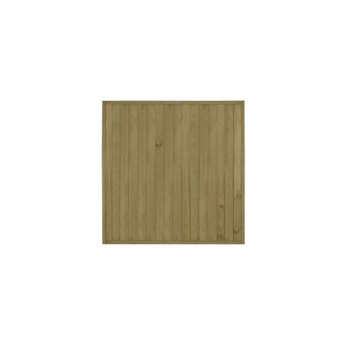 Forest Vertical T&G Fence Panel 6ft x 6ft (1.83m x 1.83m) Treated Timber (Pack of 5)