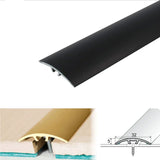 A66 32mm Anodised Aluminium Door Threshold Strip Black