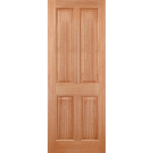 LPD Colonial 4P M&T External Door 1981 x 838mm Unfinished Hardwood