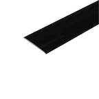A08 35mm Anodised Aluminium Flat Self Adhesive Door Threshold Strip Black