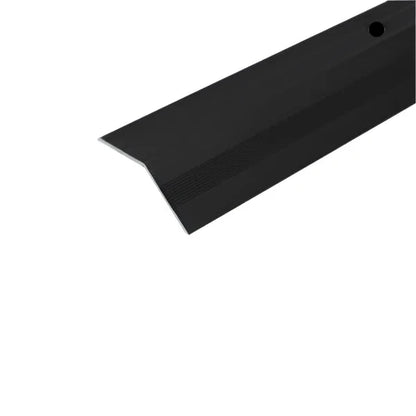 A39 37mm Anodised Aluminium Door Threshold Ramp Profile Black