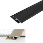 C69 35mm Anodised Aluminium Z Carpet Profile Black