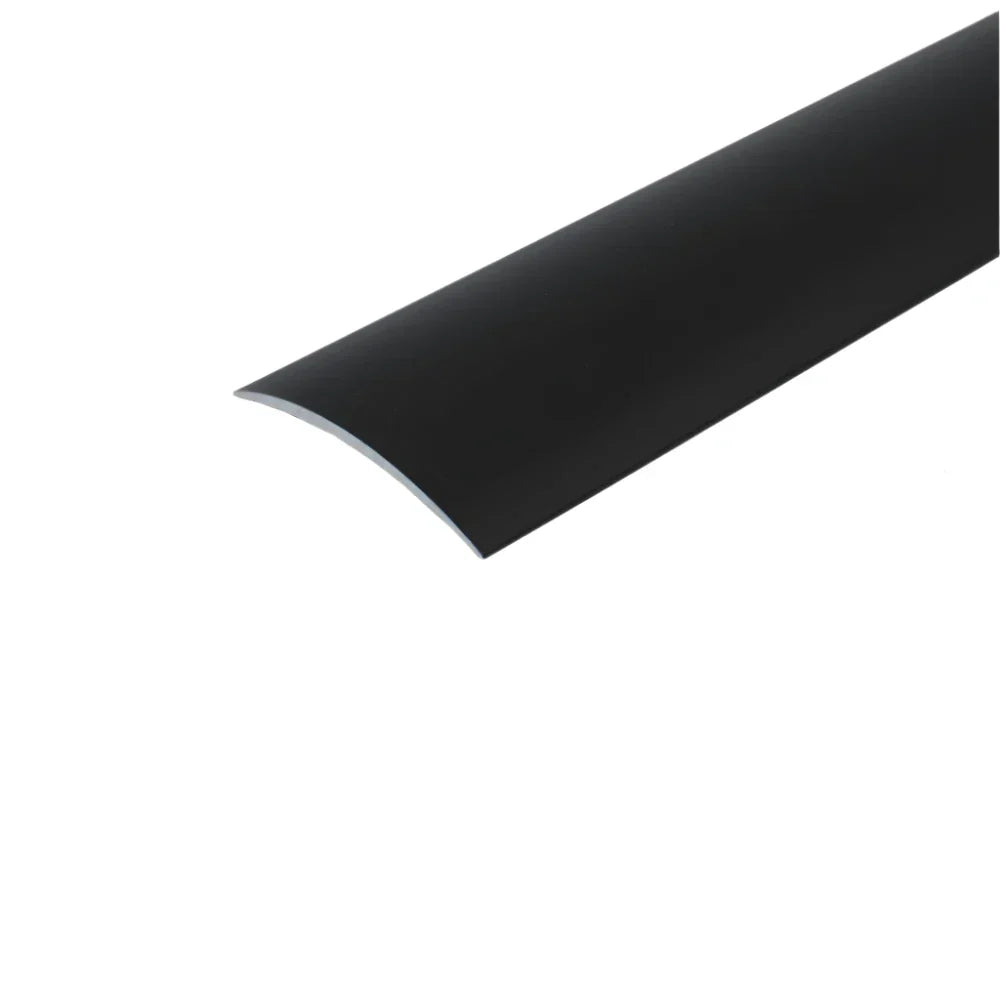 A04 49mm Aluminium Door Threshold Strip – Anodised Finish Black