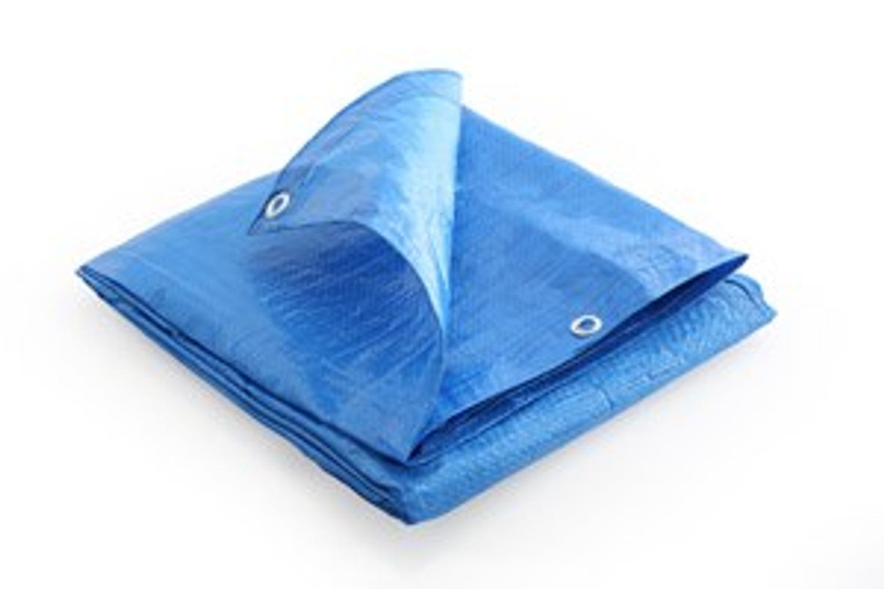 110gsm Waterproof Tarpaulin – Standard All-Weather Cover Blue