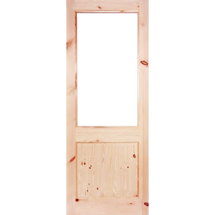 LPD 2XG 1P Unglazed External Door 1981 x 762mm Unfinished Redwood