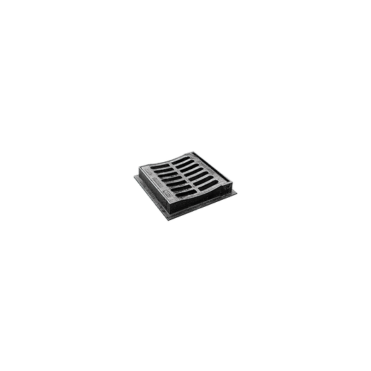 Wrekin B125 Hinged & Dished Gully Grating - 302 x 302 x 75mm