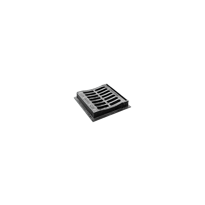 Wrekin B125 Hinged & Dished Gully Grating - 302 x 302 x 75mm