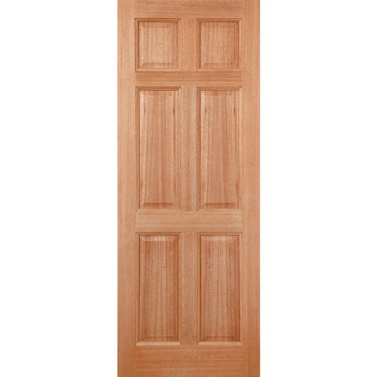 LPD Colonial 6P Dowelled External Door 1981 x 838mm Unfinished Hardwood