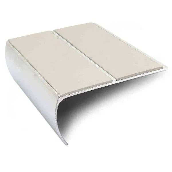 NSL29 Aluminium Anti-Slip Stair Nosing 87x40mm – Heavy-Duty Edge Trim with PVC Insert Canvas