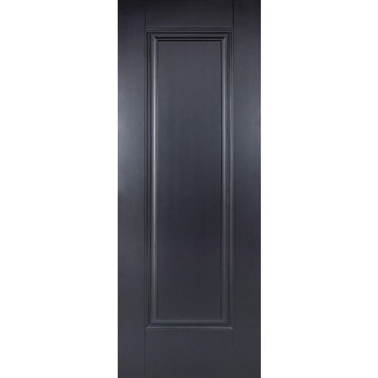 LPD Eindhoven 1P Internal Fire Door 1981 x 686mm Black Primed Plus