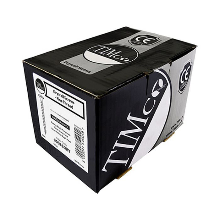TIMco Drywall Screw Fine Thread 4.2 x 75mm Black Phos - Box of 200