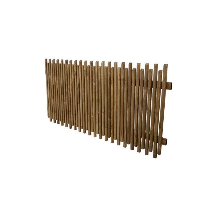 Forest Pressure Treated Contemporary Picket Fence Panel 6ft x 3ft (1.83m x 0.9m) - Pack of 4