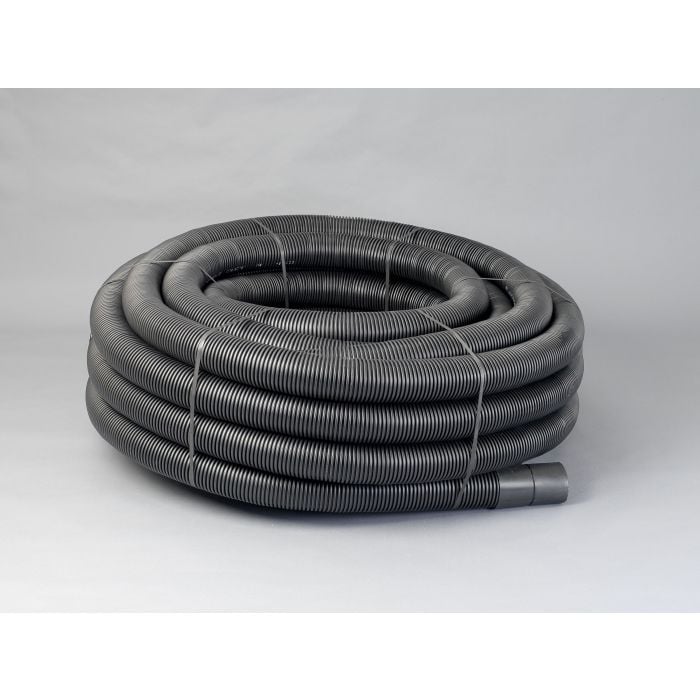 Naylor MetroDuct Twinwall Coiled Ducting - 94/110mm x 50mtr - Black