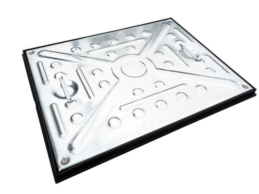 EJ Domestic 10tn Steel Solid Top Cover - 600 x 450 x 25mm
