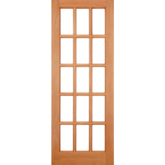 LPD SA 15L Unglazed Dowelled External Door 2032 x 813mm Unfinished Hardwood