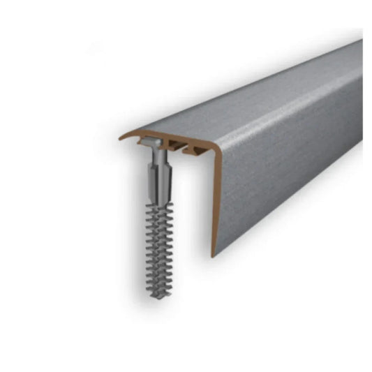 D-K0200 PVC Wood Effect Stair Nosing Edge Trim – 30 x 30mm UPVC Step Edge Protector