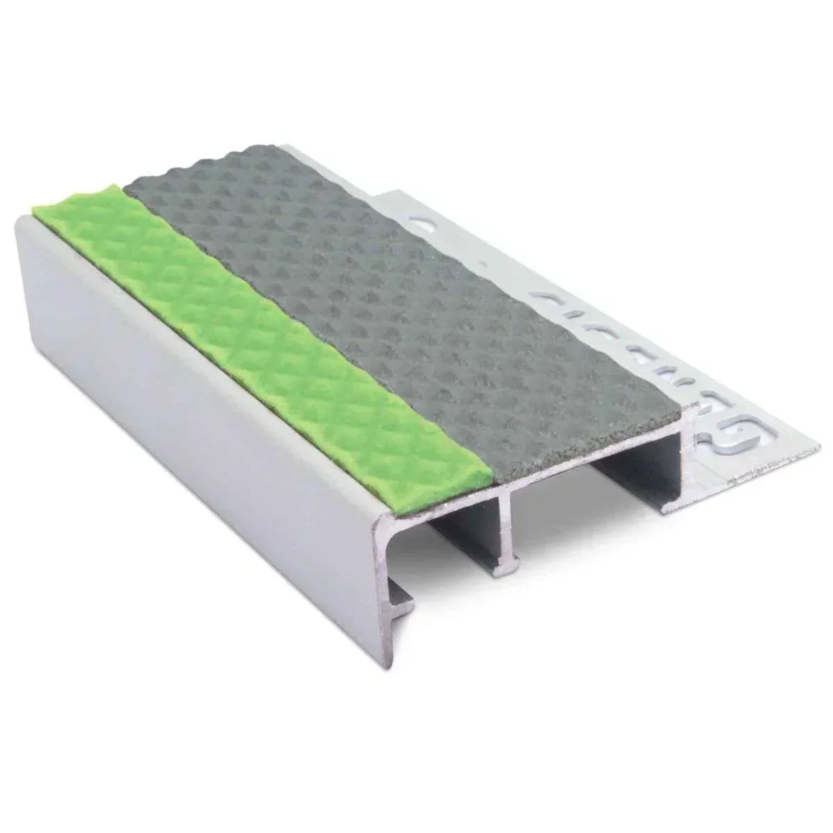 ATS – 10mm and 12.5mm Tredsafe Non Slip Slimline Stair Nosing Dolphin Grey Tredsafe