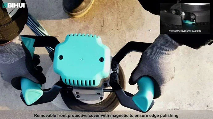 Bihui 1900W Concrete Grinder with 180mm Dual Row Diamond Disc