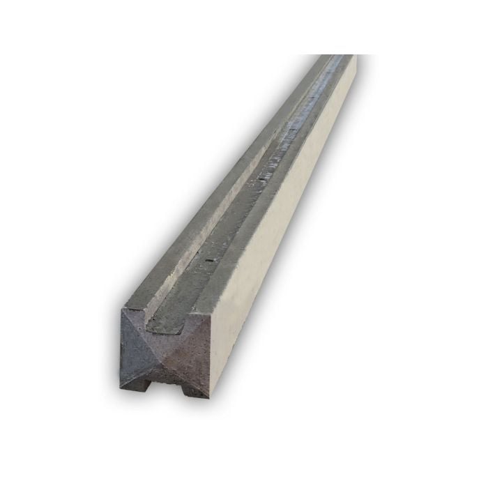 F P McCann Concrete Slotted Intermediate Fence Post 2745mm (9')