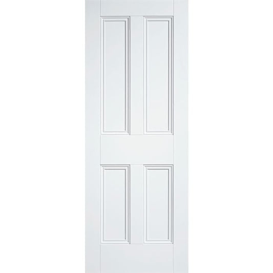 Nostalgia Solid Core Internal Door - Primed - 4P Bolectional Moulds 1981 x 762mm White WFNOS4P30