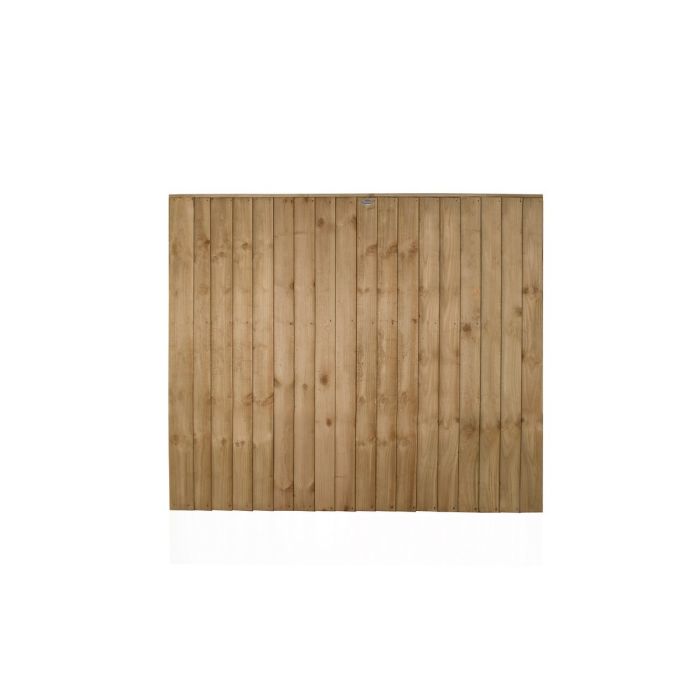 Forest Pressure Treated Closeboard Fence Panel 6ft x 5ft (1.83m x 1.52m) - Pack of 3