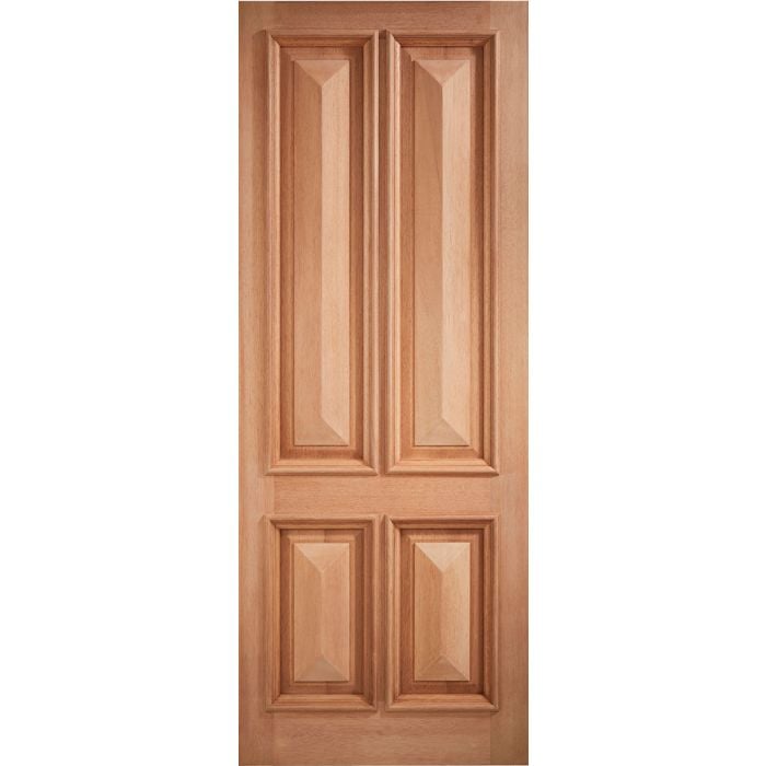 LPD Islington 4P M&T External Door 2083 x 864mm Unfinished Hardwood