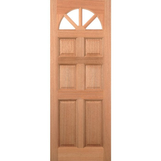 LPD Carolina 6P 4L Unglazed Dowelled External Door 1981 x 762mm Unfinished Hardwood