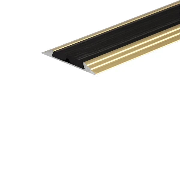 A10 50mm Anodised Aluminium Flat Non Slip Door Threshold Strip Gold 27000mm x 50mm