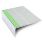 ASL09 85x30mm Aluminium Non Slip Stair Nosing Edge Trim With Pvc Insert Ice Grey