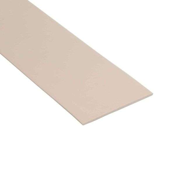 ASB 65x36mm Aluminator® Slimline PVC Stair Nosing – Non-Slip Aluminium Edge Beige Genesis