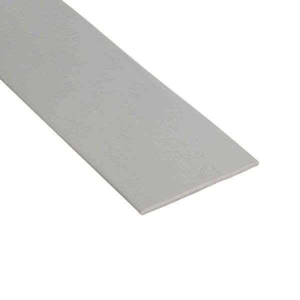 ASB 65x36mm Aluminator® Slimline PVC Stair Nosing – Non-Slip Aluminium Edge Dolphin Grey Genesis