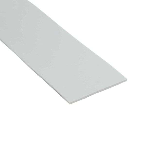ASB 65x36mm Aluminator® Slimline PVC Stair Nosing – Non-Slip Aluminium Edge Ice Grey Genesis