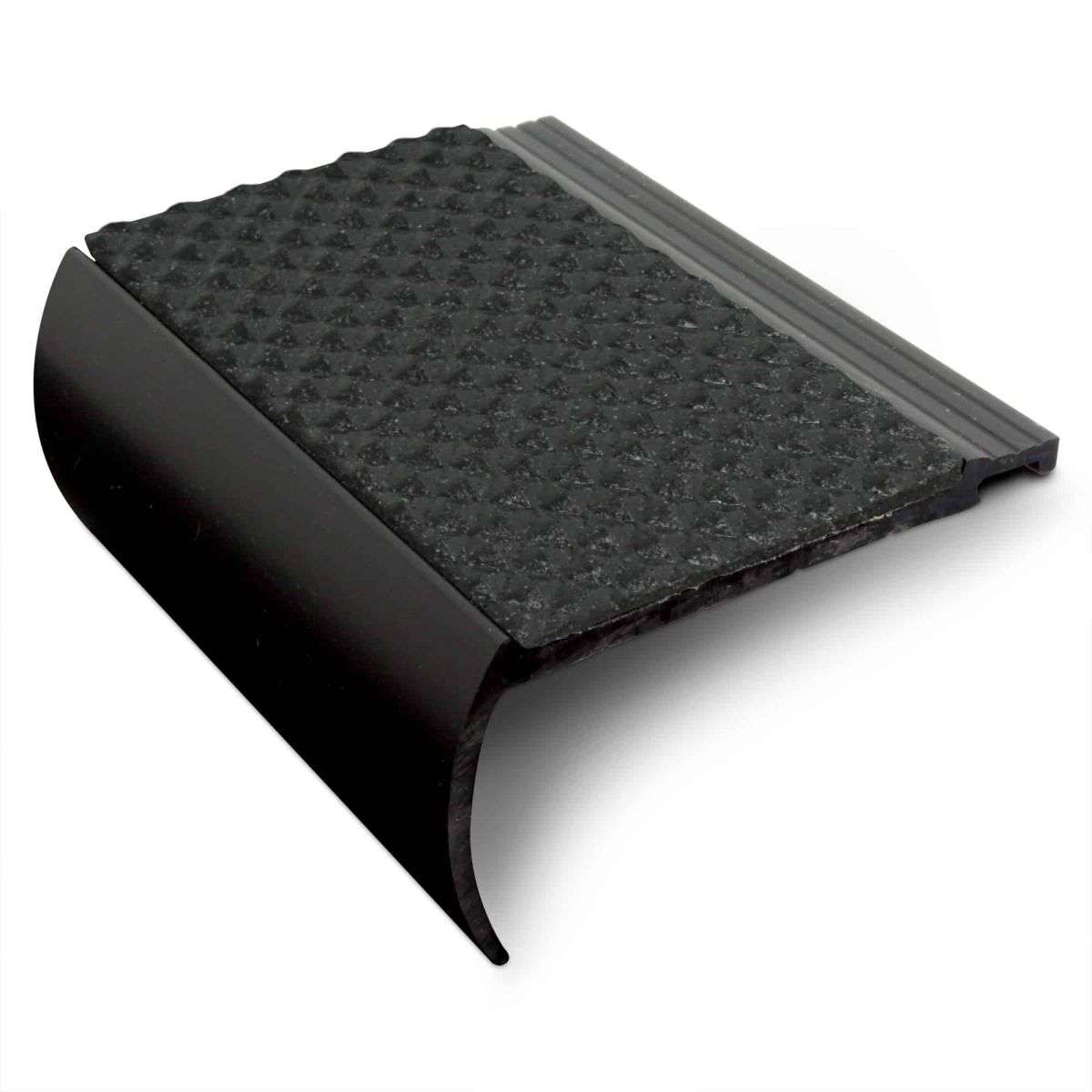 NHB – 72 x 38mm Tredsafe Non Slip Heavy Duty Hard Nose PVC Black Tredsafe